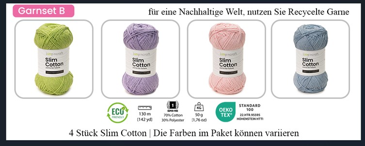 Loop`n Craft 4-teiliges Garnset
